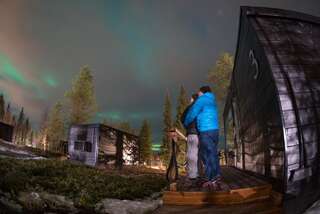 Курортные отели Iisakki Glass Village Рука Номер-студио с видом на озеро-7
